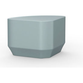Cortech® USA Endurance Wedge End Table 19" x 27" Gray 