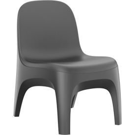 Cortech® USA Endurance Armless Crew Chair with Bolt Down Kit 22"W x 26"D Black 