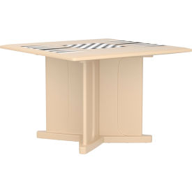 Cortech® USA Endurance 42" Square X-Base Table with Game Top Sand 