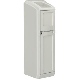 Cortech USA Endurance Locker with Door 1-Tier 1 Wide 26"W X 26"D X 78-1/2"H Stone Gray 