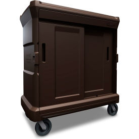 Cortech USA Chuckwagon® Insulated Food Delivery Cart 58" x 31" x 64" Brown 