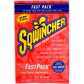 Sqwincher 015305-FP Sqwincher  Fast Pack Liquid Concentrate - Fruit Punch , 0.6 oz., 200/Carton image.