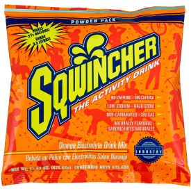 Sqwincher 016041-OR Sqwincher Instant Powder Mix - Orange, 23.83 oz., 32/Carton image.