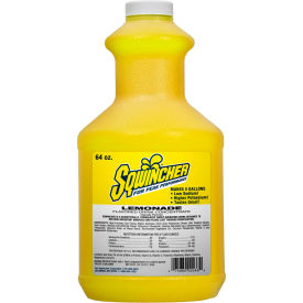 Sqwincher 030323-LA Sqwincher Liquid Concentrate - Lemonade, 64oz., 6/Carton image.