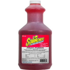 Sqwincher 030325-FP Sqwincher Liquid Concentrate - Fruit Punch, 64 oz., 6/Carton image.