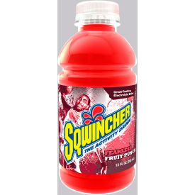 Sqwincher 030905-FP Sqwincher Widemouth Bottles - Fruit Punch, 12 oz., 24/Carton image.