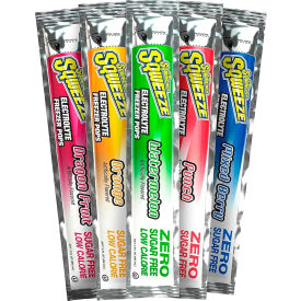 Sqwincher Sqweeze ZERO Electrolyte Freezer Pops - Assorted Flavors 3 oz. 150/Case