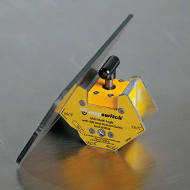 Ors Nasco 474-8100351 Mini Multi-Angle Welding Magnet w/Grounding - 150 Lbs. image.