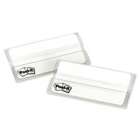 3M 686F50WH Post-it® Durable Tabs, 2" Solid, White, 25 Tabs/Dispenser, 2 Dispensers/Pack image.
