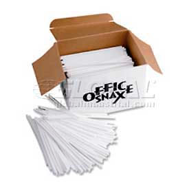 Office Snax OFXSTR5 - Stirrers 5""L Plastic 1000/Box White