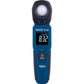 REED Light Meter with Bluetooth® 5.0 Connectivity 4 AAA Batteries Blue