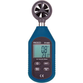 GLOBAL TEST SUPPLY LLC R1900 Reed Instruments Compact Air Velocity Meter image.