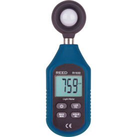 GLOBAL TEST SUPPLY LLC R1930 Reed Instruments Compact Light Meter with 200,000 Lux image.