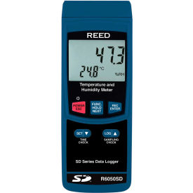 GLOBAL TEST SUPPLY LLC R6050SD Reed Instruments Data Logging Thermo-Hygrometer image.