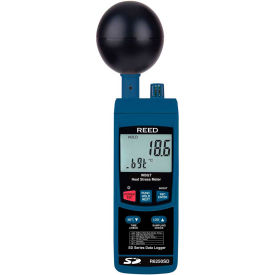 GLOBAL TEST SUPPLY LLC R6250SD Reed Instruments Data Logging Heat Stress Meter with Wet Bulb Globe Temperature image.
