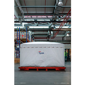 COLD CHAIN TECHNOLOGIES LLC D15164859 CCT Thermal Covers, Powered by Tyvek W10 Air Cargo Cover, UK/USA-XL, 51"L x 42"W x 64"H, Metallized image.