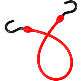 OUR REMEDY LLC BBC18NR The Better Bungee™ BBC18NR 18" Bungee Cord with Over Molded Nylon Ends - Red image.