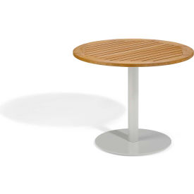 Oxford Garden® Travira 36" Outdoor Bistro Table - Tekwood Natural 