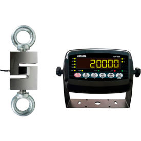 Hanging Scale with LED Indicator, 20,000 lb x 2 lb, Black view 2