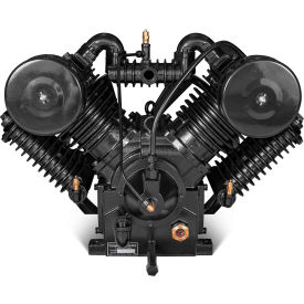 Two-Stage Reciprocating Compressor Pump, 4 Cylinder, 7.5-15 HP, 45 CFM view 2