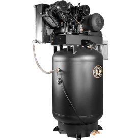 Industrial Gold Two-Stage Air Compressor 120 Gal. Cap. Vertical 10 HP 35.4 CFM 1-Ph 208-230V 