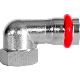 AIRTITE Press Pipe Female Short 90 Degree Elbow 22 mm  Rp 3/4" Side Connection