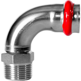 AIRTITE Press Pipe Male Threaded 90 Degree Elbow 54 mm  R 2" Side Connection