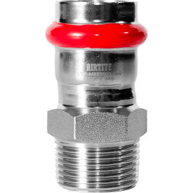 AIRTITE Press Pipe Male Threaded Adaptor 22 mm  R 1/2" Side Connection