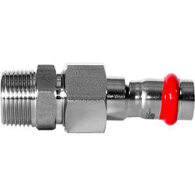 AIRTITE Press Pipe 3 Pieces Union Male Swivel Adapter 28 mm x R 3/4" Side Connection