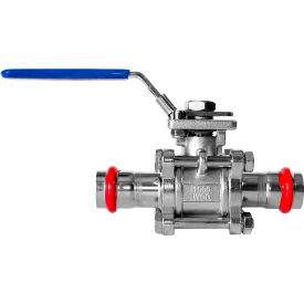 AIRTITE Stainless Steel Press Pipe Ball Valve 2-1/8" OD 3 Pieces