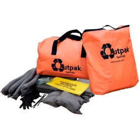 OUTPAK WASHOUT LLC 942-0060 Outpak Washout Universal 5 Gal Spill Kit includes Bag, Hazard Waste Poly Bag & Tag, 5 Kits Per Box image.