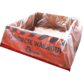 Outpak Washout Construction Washout Corrugated Cardboard, 140 Gallon, 48
