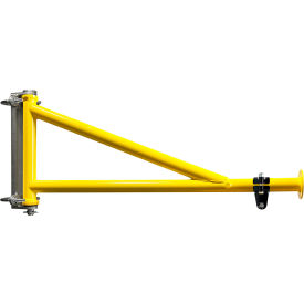 OZ Lifting Electric Builders Hoist Mounting Arm Bracket with Hoist Clamp Pipe Mount 