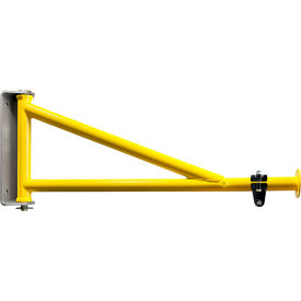 OZ Lifting Electric Builders Hoist Mounting Arm Bracket with Hoist Clamp Wall Mount 