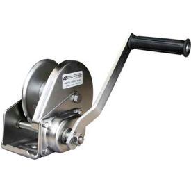 Oz Lifting Products OZ1000BWSS OZ Lifting OZ1000BWSS Stainless Steel Hand Winch with Brake 1000 Lb. Capacity image.