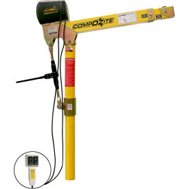 OZ Lifting Composite Davit Crane W/ 12V DC Electric Winch 
