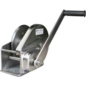 Oz Lifting Products OZ1500BWSS OZ Lifting OZ1500BWSS Stainless Steel Hand Winch with Brake 1500 Lb. Capacity image.