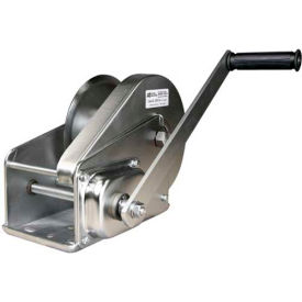 Oz Lifting Products OZ2000BWSS OZ Lifting OZ2000BWSS Stainless Steel Hand Winch with Brake 2000 Lb. Capacity image.