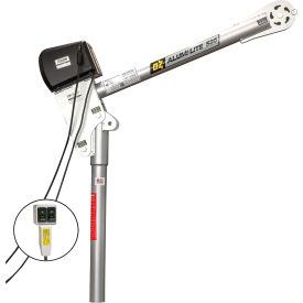OZ Lifting Products 500 lb. Alumi-Lite Davit Crane with 12V DC Electric Winch 