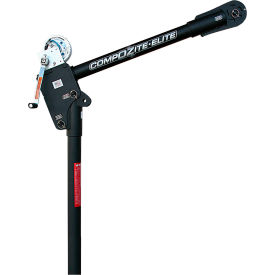 OZ Lifting Products 1200 lb. Carbon Fiber Davit Crane with 2500 lb. Carbon Steel Brake Winch 