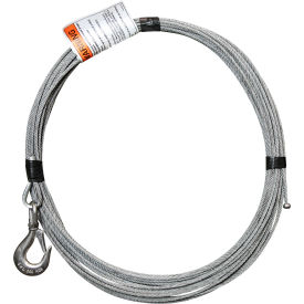 OZ Lifting Products Galvanized Cable Assembly with Ball End Fitting 3/16" Dia. x 10L 