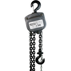 OZ Lifting Industrial Manual Chain Hoist, 1 Ton Capacity 30' Lift