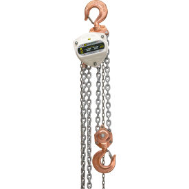 Oz Lifting Products OZSR050-15CH OZ Lifting Products Spark Resistant Manual Chain Hoist, 5 Ton Capacity, 15 Lift image.