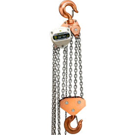 Oz Lifting Products OZSR100-10CH OZ Lifting Products Spark Resistant Manual Chain Hoist, 10 Ton Capacity, 10 Lift image.