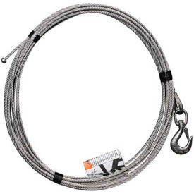 Oz Lifting Products OZSS.25-55B OZ Lifting 1/4" Stainless Steel Cable Assembly for COMPOZITE Davit Crane image.