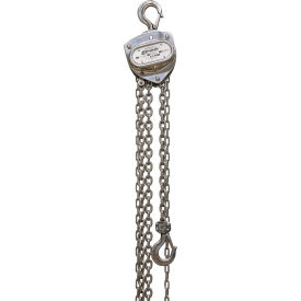 Oz Lifting Products OZSS005-10CH OZ Lifting Products Stainless Steel Manual Chain Hoist, 1/2 Ton Capacity, 10 Lift image.