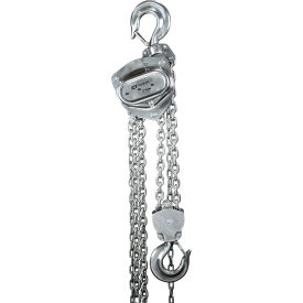 Oz Lifting Products OZSS020-15CH OZ Lifting Products Stainless Steel Manual Chain Hoist, 2 Ton Capacity, 15 Lift image.