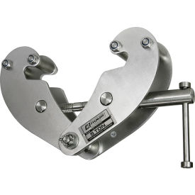 OZ Lifting Products Stainless Steel Beam Clamp 5 Ton Cap. Fits Beam Flange Range 3-1/8" - 12-5/8" 
