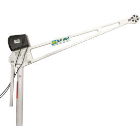 OZ Lifting Products 1000 lb. Extended Reach Davit Crane with DC Electric Winch 