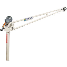 OZ Lifting Products 500 lb. Extended Reach Davit Crane with Manual Winch 